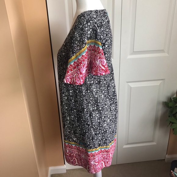 Billabong Boho Cotton Cover Up Size Small EUC Multi Color - Picture 9 of 16